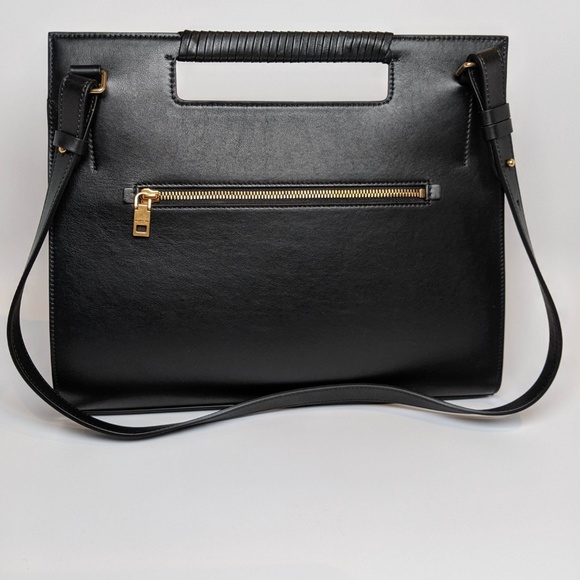 SOLD Givenchy Black Large Whip Lathe Bag - Picture 2 of 7